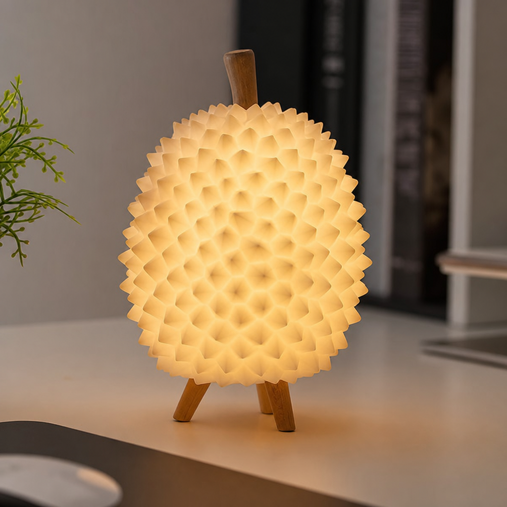Durian-style desk lamp concept